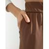 imageAJISAI PetiteRegular Womens 78 Joggers Travel Pants with Pockets Lounge Casual Stretch Workout PantsBrown