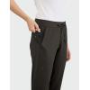 imageAJISAI PetiteRegular Womens 78 Joggers Travel Pants with Pockets Lounge Casual Stretch Workout PantsDark Green