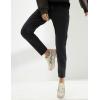 imageAJISAI PetiteRegular Womens 78 Joggers Travel Pants with Pockets Lounge Casual Stretch Workout PantsDark Grey