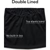 imageAJISAI Womens Double Lined Tube Tops Crop Going Out Tops Strapless Tank Summer Top 2025Black
