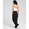 imageAJISAI Womens Double Lined Tube Tops Crop Going Out Tops Strapless Tank Summer Top 2025Cream