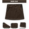 imageAJISAI Womens Double Lined Tube Tops Crop Going Out Tops Strapless Tank Summer Top 2025Dark Brown