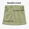 imageAJISAI Womens Double Lined Tube Tops Crop Going Out Tops Strapless Tank Summer Top 2025Green