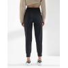 imageAJISAI Womens High Waisted Joggers with Pockets Yoga Pants for Running LoungeDark Grey