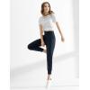 imageAJISAI Womens High Waisted Joggers with Pockets Yoga Pants for Running LoungeNavy