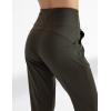 imageAJISAI Womens High Waisted Joggers with Pockets Yoga Pants for Running LoungeOlive