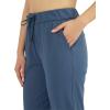 imageAJISAI Womens Joggers Pants Drawstring Running Sweatpants with Pockets Lounge WearAegean