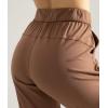 imageAJISAI Womens Joggers Pants Drawstring Running Sweatpants with Pockets Lounge WearBrown