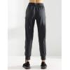 imageAJISAI Womens Joggers Pants Drawstring Running Sweatpants with Pockets Lounge WearDark Grey