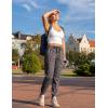 imageAJISAI Womens Joggers Pants Drawstring Running Sweatpants with Pockets Lounge WearHeathered
