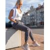 imageAJISAI Womens Joggers Pants Drawstring Running Sweatpants with Pockets Lounge WearHeathered
