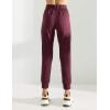 imageAJISAI Womens Joggers Pants Drawstring Running Sweatpants with Pockets Lounge WearSangria