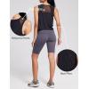 imageCrop Workout Tops for Women Tank Athletic Running Shirts Mesh Yoga Tops Gym Sleeveless ClothesBlack