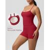 imageWomen 3 Piece Workout Sets Padded Tank Top Sports Bra Matching High Waist Biker Shorts ampamp Gym Yoga LeggingsAred