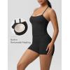 imageWomen 3 Piece Workout Sets Padded Tank Top Sports Bra Matching High Waist Biker Shorts ampamp Gym Yoga LeggingsBlack