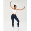imageWomens Double Lined Workout Crop Tank Top UltraSoft Racerback Yoga Athletic Tops SleevelessWhite