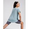 imageWomens Workout Tops Loose Fit TShirts Short Sleeve Lightweight Gym Shirts Athletic Clothes Tee Tops