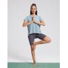 imageWomens Workout Tops Loose Fit TShirts Short Sleeve Lightweight Gym Shirts Athletic Clothes Tee Tops