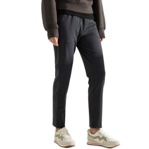 imageAJISAI PetiteRegular Womens 78 Joggers Travel Pants with Pockets Lounge Casual Stretch Workout PantsDark Grey