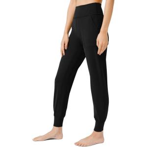 imageAJISAI Womens High Waisted Joggers with Pockets Yoga Pants for Running LoungeBlack