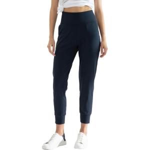 imageAJISAI Womens High Waisted Joggers with Pockets Yoga Pants for Running LoungeNavy