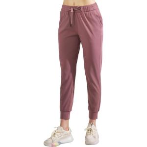 imageAJISAI Womens Joggers Pants Drawstring Running Sweatpants with Pockets Lounge WearMauve