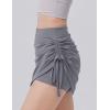 imageAJISAI Womens Skort Skirt with Shorts Mini Golf Skorts Athletic Summer Swim Beach SkirtsGrey