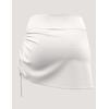 imageAJISAI Womens Skort Skirt with Shorts Mini Golf Skorts Athletic Summer Swim Beach SkirtsWhite