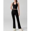 imageAJISAI Adjustable Halter TieNeck Top for Women Longline Fixed Padded Tank Double Lined Backless Going Out Crop TopsBlack