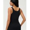 imageAJISAI Womens Double Lined Workout Tank Tops Scoop Neck Yoga Tanks Casual Crop Sleeveless Summer Top Black S