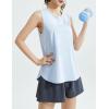 imageWomens Lightweight Workout Tops Mesh Tanks Active Sleeveless Yoga Tennis Shirts Athletic Running Clothes for WomenBlue