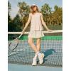 imageWomens Lightweight Workout Tops Mesh Tanks Active Sleeveless Yoga Tennis Shirts Athletic Running Clothes for WomenPink